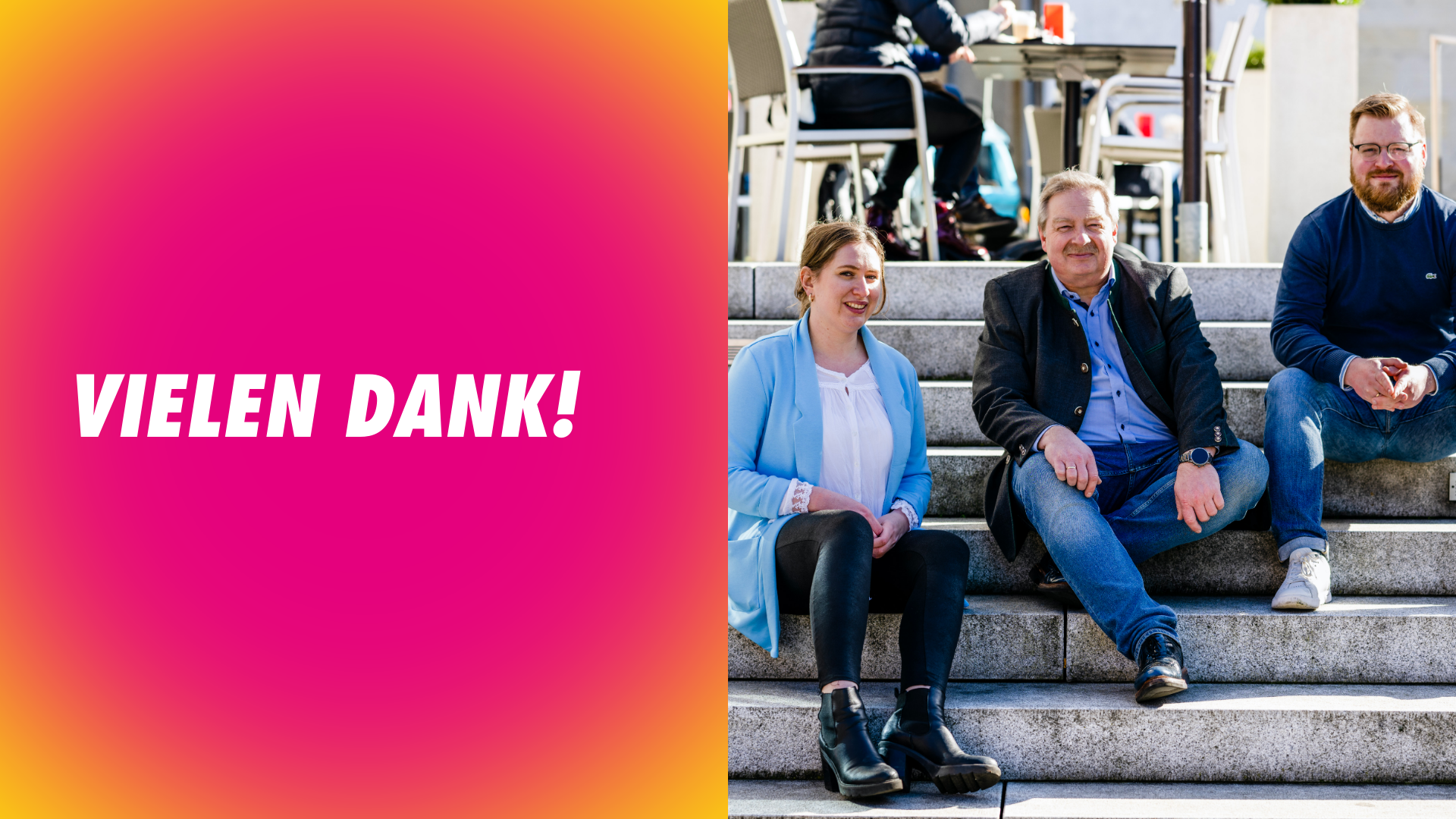 Abschlussbild - vielen Dank für die Unterstützung!